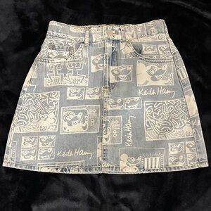 Keith Harring X Mickey Mouse skirt